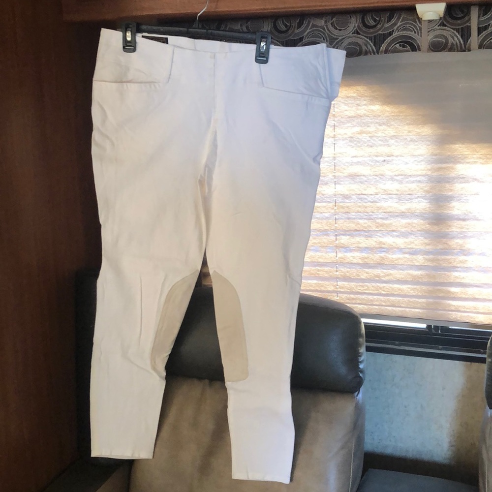 Ariat white riding pants